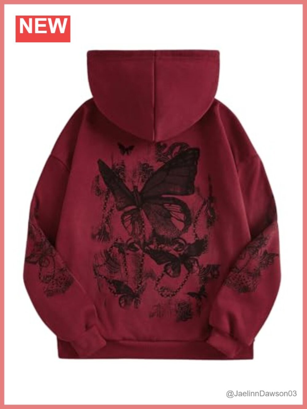 Women's Graphic Hoodie Heart Print Drawstring Long Sleeve Pocket Sweatshirt